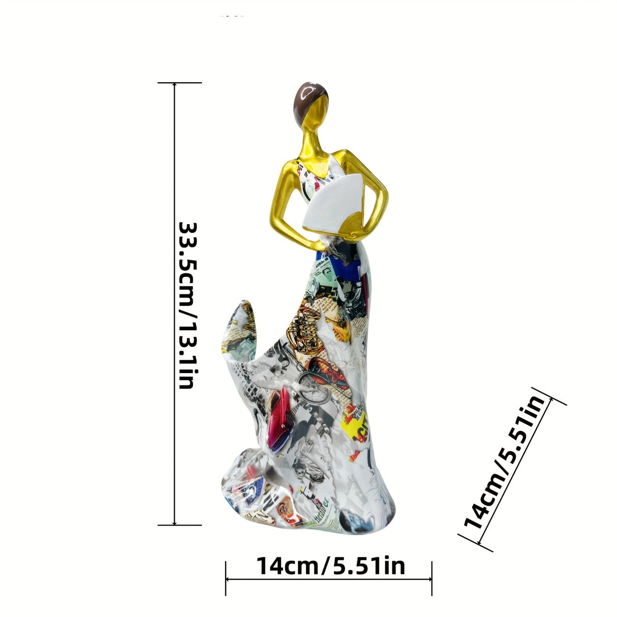 Resin Dance Goddess Wine Bottle Holder: A Versatile Home Decor Piece for Indoor and Outdoor Use - Suitable for Christmas, Easter, Thanksgiving, and More