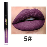 1pc, Non-Sticky Lasting Lip Glaze, Matte Lip Mud, High Pigment Liquid Lipsticks Lip Gloss, Ideal Mardi Gras Festival Party Makeup, With Black Green Blue White Glossy Pink Highlighter Rose Brown Purple Tones