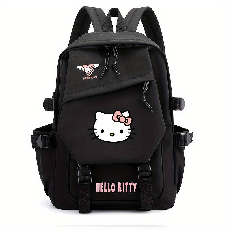 Sanrio Hello Kitty Licensed 1pc Large Capacity Foldable Backpack - Fashionable Dual-Strap School Bag