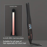 Hair Straightener Professional Ceramic Flat Iron With LED Display, 2 In 1 Hair Straightener & Curling Iron, Suitable For All Hairstyles