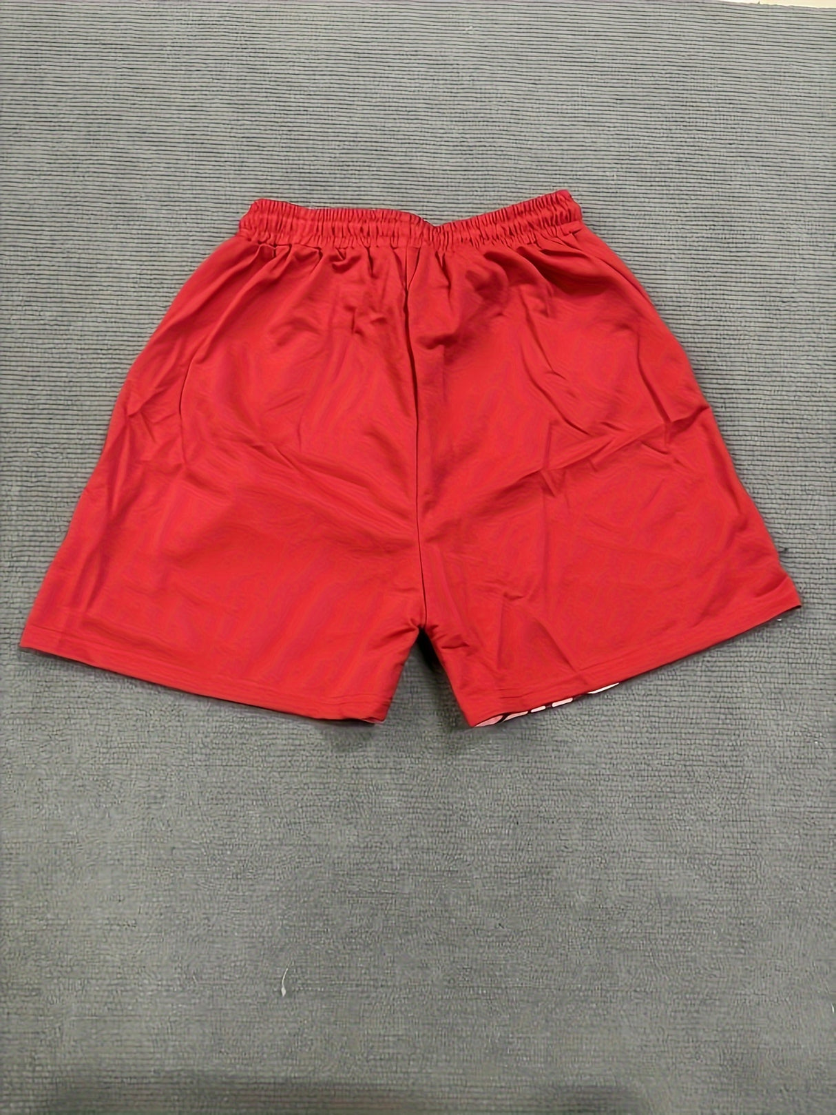 Casual Retro Hip Hop Print Drawstring Shorts for Men & Women - Y2K-Inspired Cotton Blend, Machine Washable, Streetwear Fashion
