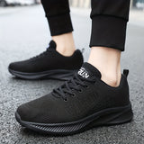 Breathable and Durable Men's Running Shoes with Shock Absorption and Lace-Up Design for Outdoor Activities