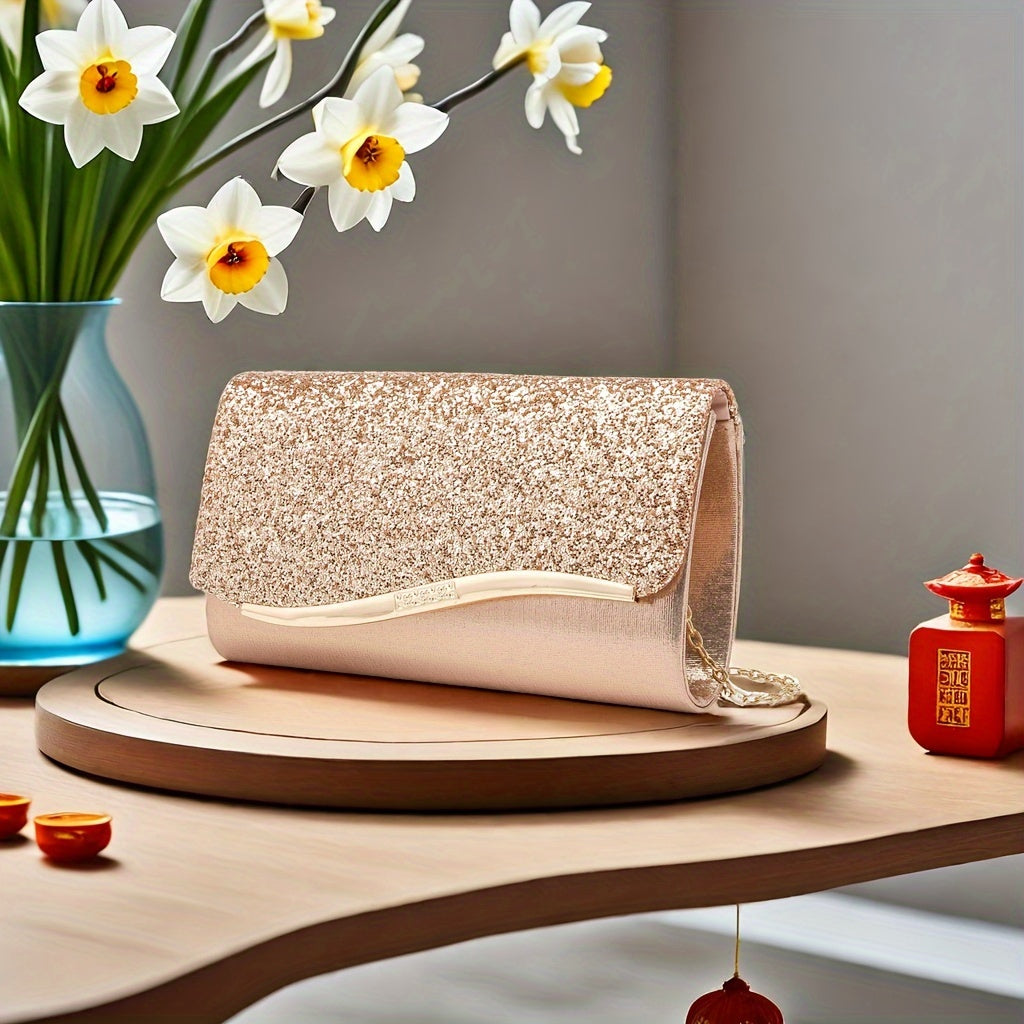 Elegant Ladies Clutch Bag - Sparkling Crystal Evening Purse - For Weddings, Proms & Gatherings - Chic Party Accessory - Perfect Gift for Women