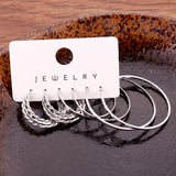 14K Plated Classic Hoop Earrings Set - Timeless Jewelry for Daily Wear, Party Decoration, and Ornament - Hypoallergenic, Nickel-Free, and Durable