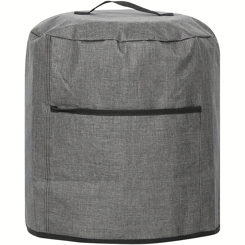1pc Air Fryer Dust Cover, Waterproof Insulated Protective Cover Bag With Pocket And Handle For Electric Pressure Cooker Air Fryer Rice Cooker Steamer, 38X38.7Cm/14.96X15.24 Inch (Grey)