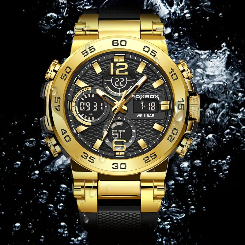 Casual Men's Watch With Multiple Color Choices Multi-Functional Chronograph Watches. Suitable For Outdoor Camping