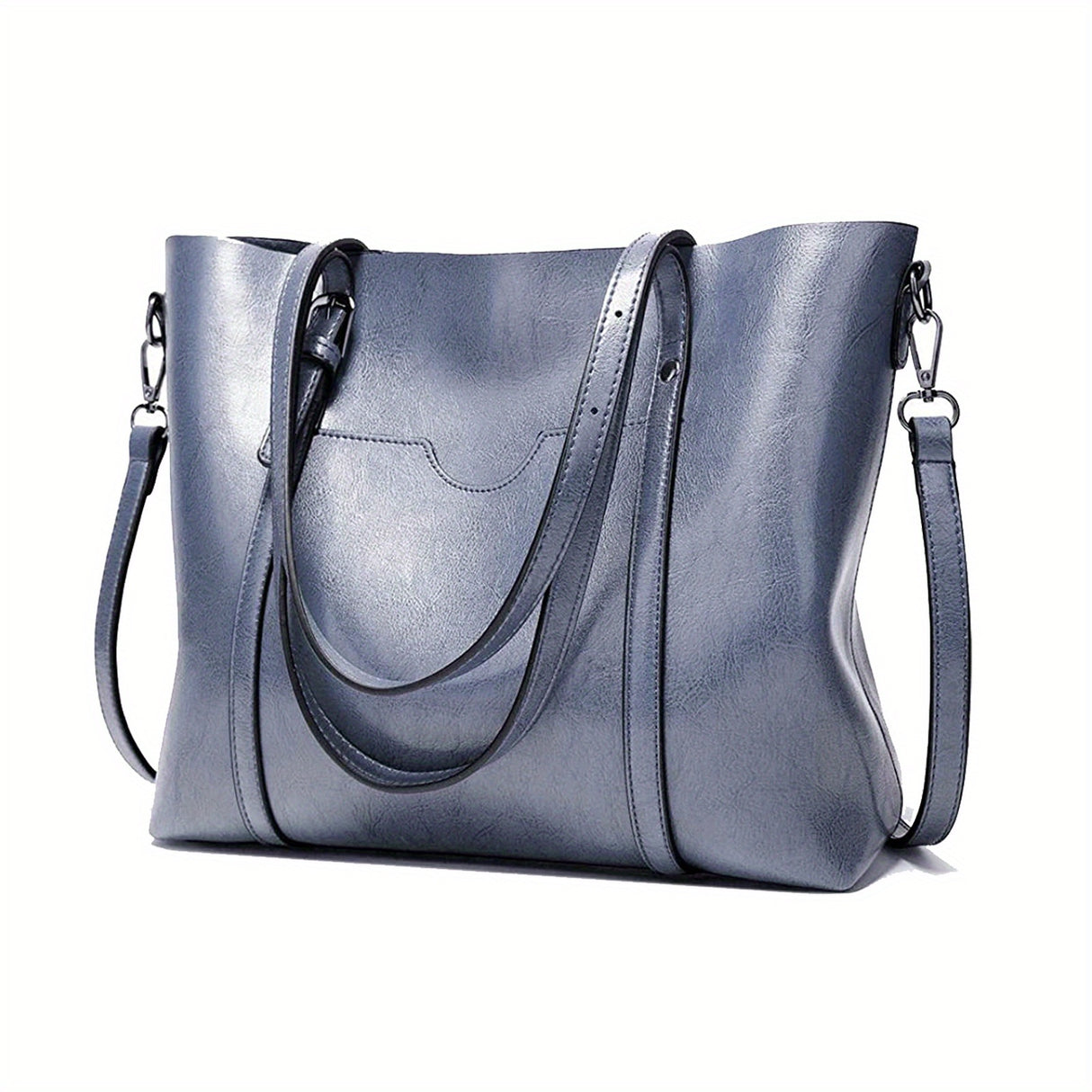 Luxurious Retro Tote Handbag - Women's Large Capacity Multi-Pocket Casual Shoulder Bag with Adjustable Strap, Perfect Mother's Day Gift - Soft, Stylish, and Spacious Purse for Ladies on Sale