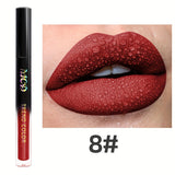 1pc, Non-Sticky Lasting Lip Glaze, Matte Lip Mud, High Pigment Liquid Lipsticks Lip Gloss, Ideal Mardi Gras Festival Party Makeup, With Black Green Blue White Glossy Pink Highlighter Rose Brown Purple Tones