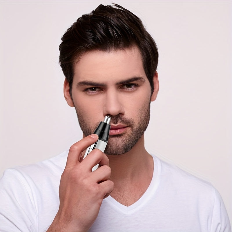 4-in-1 Multi-Functional Electric Shaver - Electric Razor with USB Rechargeable, Aluminum Body, Sideburns Trimmer, Eyebrow Trimmer, Nose Hair Trimmer, Base and Advanced Cordless Design for Easy Use