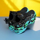 Casual Breathable Woven Shoes For Boys, Comfortable Lightweight Non Slip Low Top Running Shoes For Indoor Outdoor, All Seasons