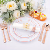75 Pcs Golden Silverware - Golden Cutlery Set - Disposable Flatware Dinnerware Includes 25 Golden Forks, 25 Golden Spoons, 25 Golden Knives Utensils For Party, Birthday, Wedding, Reuse After Washing Hands