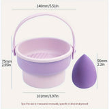 10pcs Professional Makeup Brush Set & 1pc Beauty Blender & 1pc Cleaning Storage Bowl, Makeup Tools With Soft Fiber For Easy Carrying, Foundation Brush, Eye Shadow Brush, Blending Brush, Eyebrow Brush, Cosmetic Tools Kit