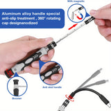 115 in 1 Precision Screwdriver Set, Multi-Purpose Repair Tool Kit for Watches, Computers, Phones, Glasses, Cameras - Portable & Professional DIY Hardware Tools with Case - Ideal Father's Day Gift