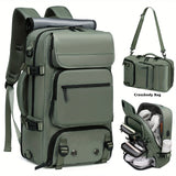 1pc Large Capacity Waterproof Laptop Backpack For Travel And College, Men's And Women's Travel Backpack With Shoe Bag, Multifunctional Lightweight Outdoor Hiking And Camping Backpack, Holiday Travel Party Gift, School Bag, Ea