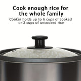 A Rice Cooker Featuring a Detachable Nonstick Pot, a Yogurt Maker with an Automatic Keep Warm Setting, And a Generous Capacity of 6 Cups (Cooked) Or 1. 5 Quarts, And 3 Cups (Uncooked). It Operates with a Single Touch And Serv