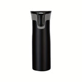 1pc, 304 Stainless Steel, 450ml/15.2oz Vacuum Travel Mug, Thermal Water Cups, Heat Insulation Drinking Cups