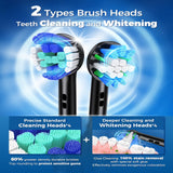Rotating Electric Toothbrush For Adults, 4 Modes Deep Clean Electric Toothbrush With Rechargeable Power, Fast Charge