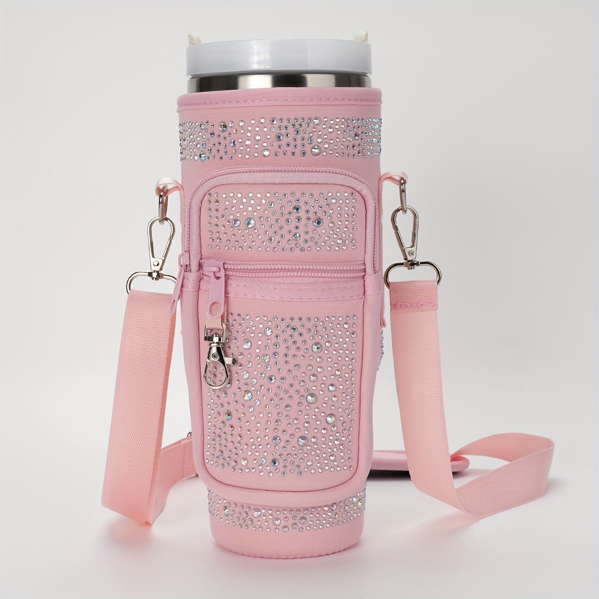 [Phone Belt Bag] Adjustable Cup Belt Bag With Phone Pocket | Water Bottle Carrier Bag