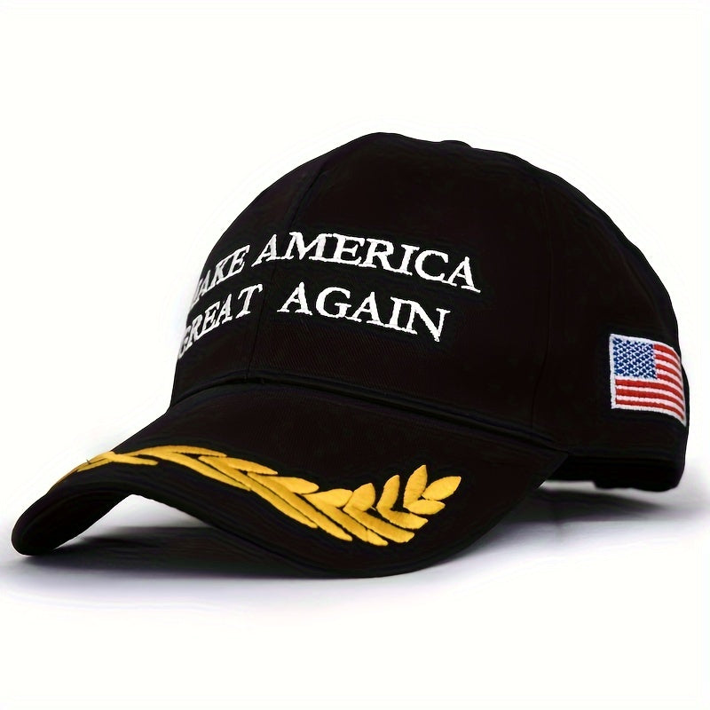 Make America Great Again Outdoor Peaked Cap Adjustable Simple Embroidery English Baseball Cap