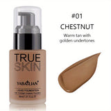 Look Flawless All Day: Waterproof Concealer Foundation for Women Makeup