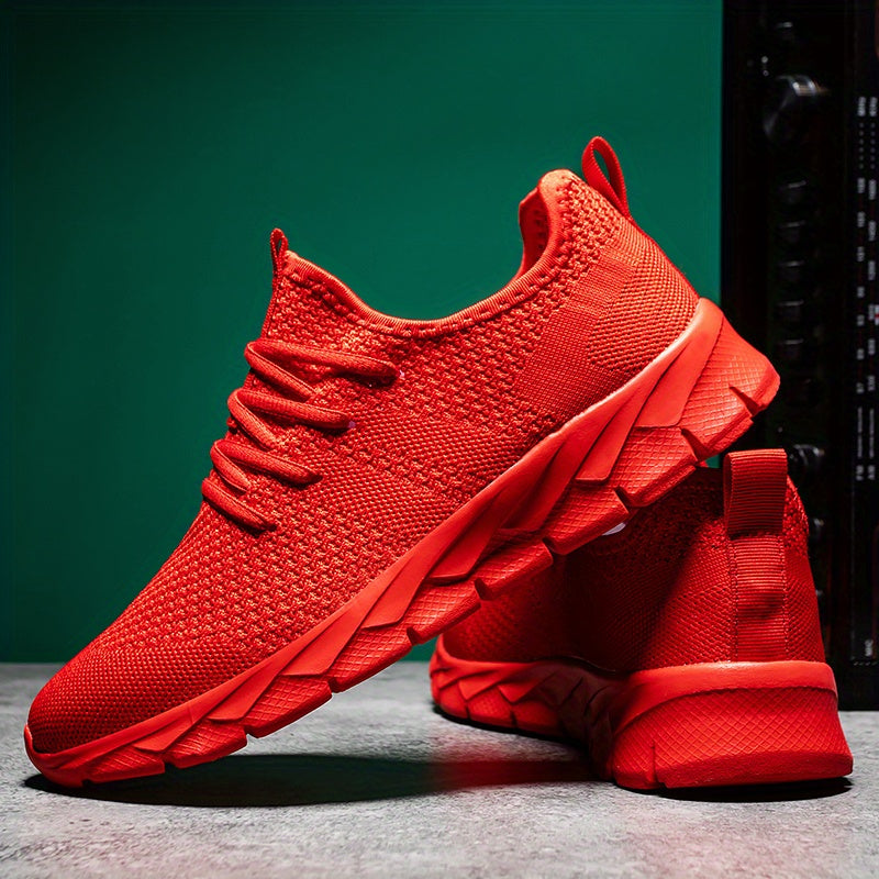 JNAK Breathable Mesh Running Shoes - Slip-On Design with MD Sole for Men and Women - Perfect for Sports & Leisure Activities in Spring/Summer/Fall