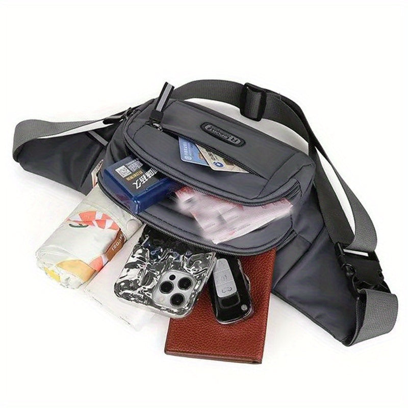 Men'S Belt Bag Women'S Waist Bag Waist Bag Hiking Travel Camping Running Sports Outdoor, Money Belt Shoulder Hip Waist Bag with Adjustable Shoulder Strap Sports Travel