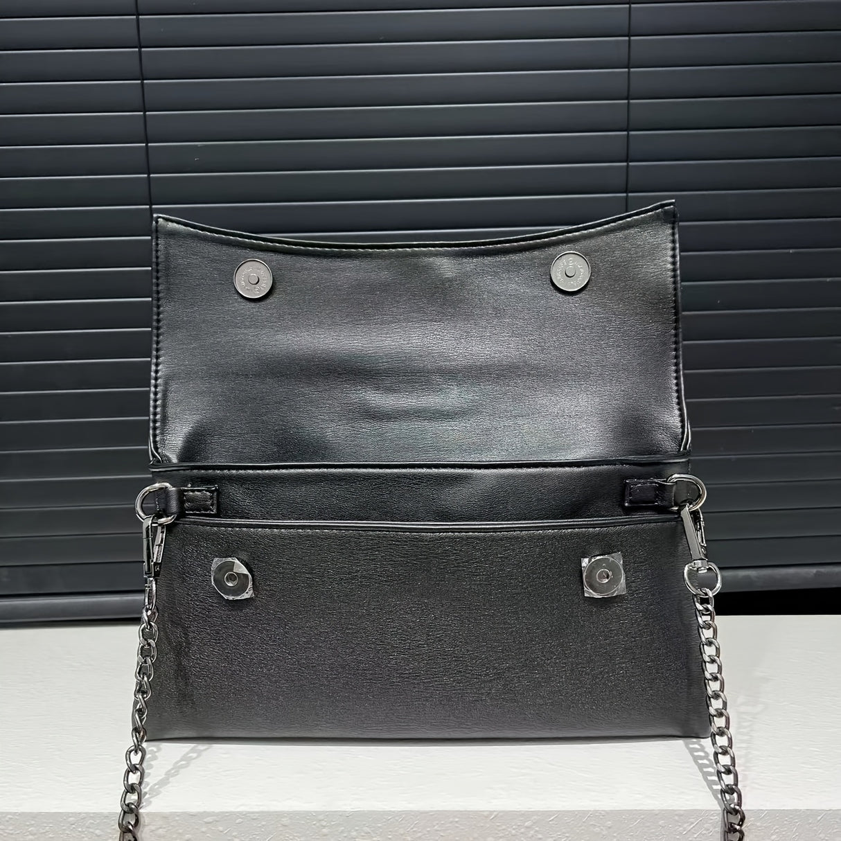 Elegant Vintage Style Clutch Bag, Commuter Envelope Bag With Tassel, Crossbody Bag With Removable Chain Strap