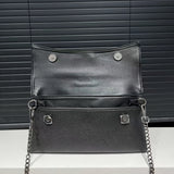 Elegant Vintage Style Clutch Bag, Commuter Envelope Bag With Tassel, Crossbody Bag With Removable Chain Strap