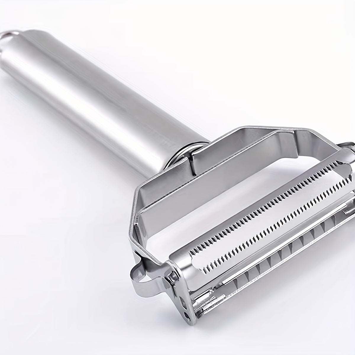 1-3pc, 2 In 1 Stainless Steel Vegetable Peeler, Julienne Cutter, Slicer, Shredder, Scraper, Fruit, Potatoes, Carrot, Cucumber, Kitchen, Home Staple, Housewarming Gift