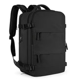Large Waterproof Anti Theft Carry On Backpack, HYCOO Travel Rucksack For Men and Women, Hiking School Book College Bag with Shoe Compartment Laptop Canvas Brevite Backpack