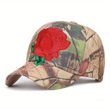 1pc Men's Camouflage Sunshade Baseball Cap - Outdoor Jungle Leisure and Military Fan Accessories - Breathable, Adjustable, Water-Resistant, Quick-Drying, and Stylish Headwear for Summer Activities