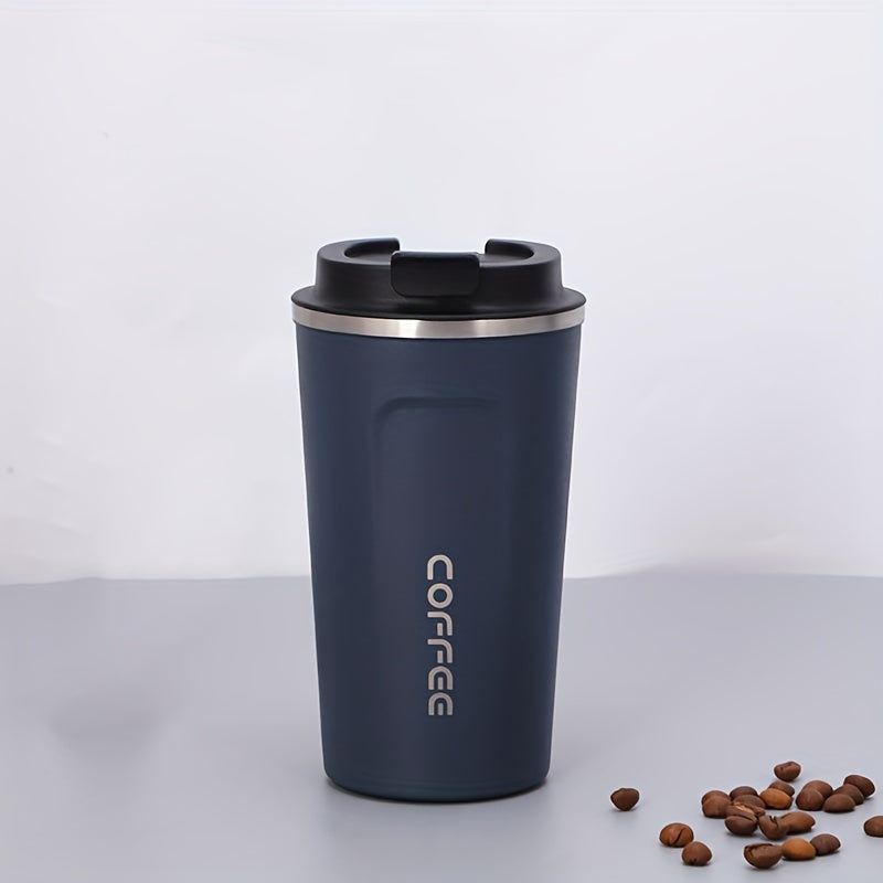 304 Stainless Steel Double-Layer Vacuum Insulated Coffee Mug With Leak-Proof Lid - Perfect For Restaurant/ Hotel/ Commercial, And Outdoor Use! Eid Al-Adha Mubarak