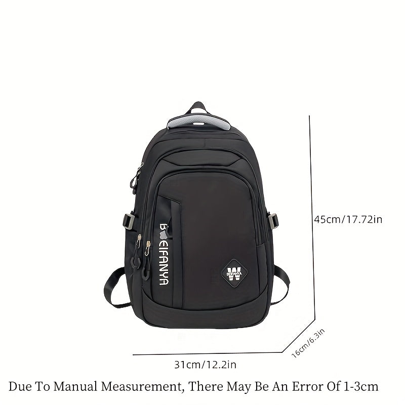 Shoulder Bag Nylon Large Capacity Lightweight Backpack for Junior and Senior High School Students, Strong and Durable School Bag New Backpack