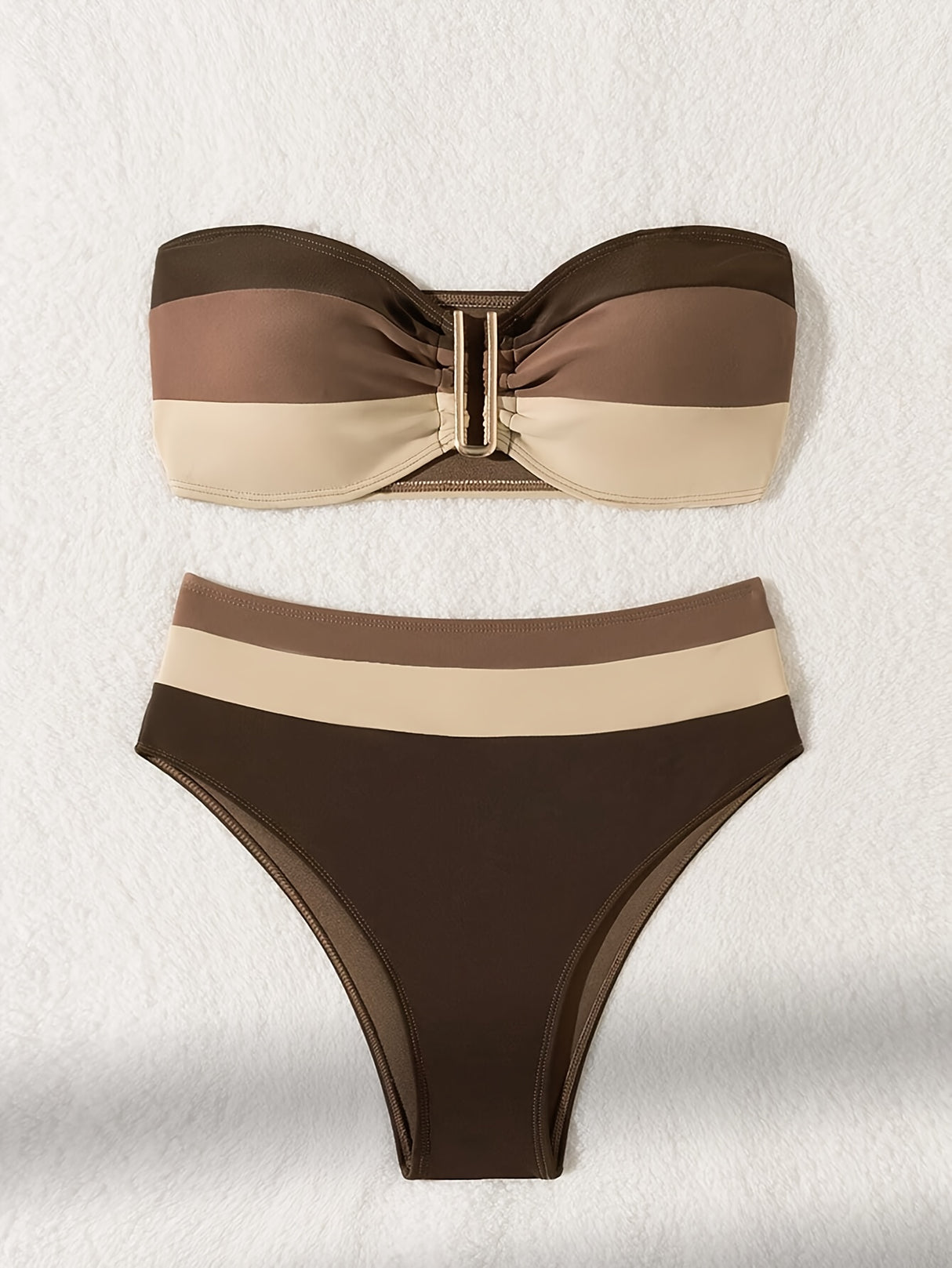 New Fashionable And Sexy Bikini Hot Spring Swimsuit For Women, European And American Beach Split Two-piece Swimsuit For Women