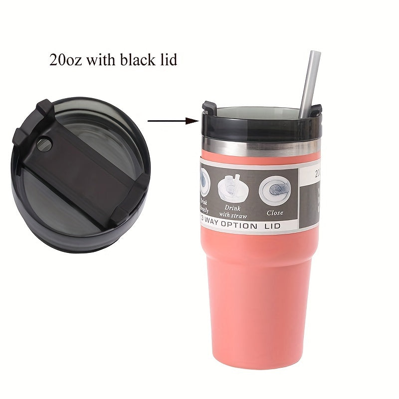 20oz/30oz Vacuum Insulation Mug With Lid And Straw, 304 Stainless Steel Vacuum Insulation Cup, Coffee Cup, Safe For Dishwasher Eid Al-Adha Mubarak