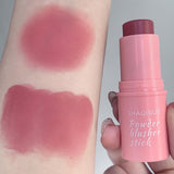 Smooth Blush Stick Naturally Saturated Expansive Color Long Lasting Waterproof Natural Blush Brightening Skin Tone Makeup Blush Stick