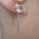 Chic Boho Dangle Earrings - Large Drop Design for Elegant Occasions - Simple yet Stylish Wedding Jewelry Ideal for Brides & Fashionistas - For Women