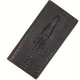 1pc Faux Leather Retro Clutch Bag, Classic Trendy Three-Fold Long Wallet