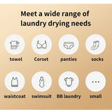 Compact & Portable Clothes Dryer - Foldable for Easy Storage, Ideal for Home, Dorms & Travel, 110V/220V, US Plug, Convenient, Magical Tool