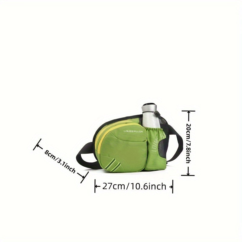 Womens Adjustable Casual Waist Pack - Zipper Closure, Polyester Lining, Solid Color, Versatile Travel & Outdoor Fanny Pack with Adjustable Strap - Simple and Stylish Vacation Belt Bag for Everyday Use