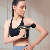 Ultra-long Battery Life, Four Kinds Of Massage Heads Can Be Replaced With Massage Guns MINI Convenient TYPE-C Electric Massager, Six-speed Adjustable Mute Fascia Gun, Multi-function Button Fascia Gun.