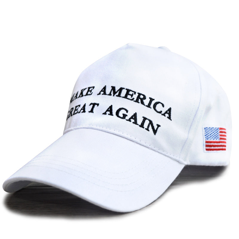 Make America Great Again Outdoor Peaked Cap Adjustable Simple Embroidery English Baseball Cap