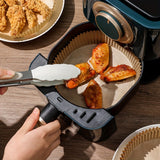 50pcs Non-Stick Air Fryer Liners - Square Paper Liners For Baking, Roasting, And Microwave Cooking - Easy Cleanup And Healthier Cooking For Hotel/Commercial