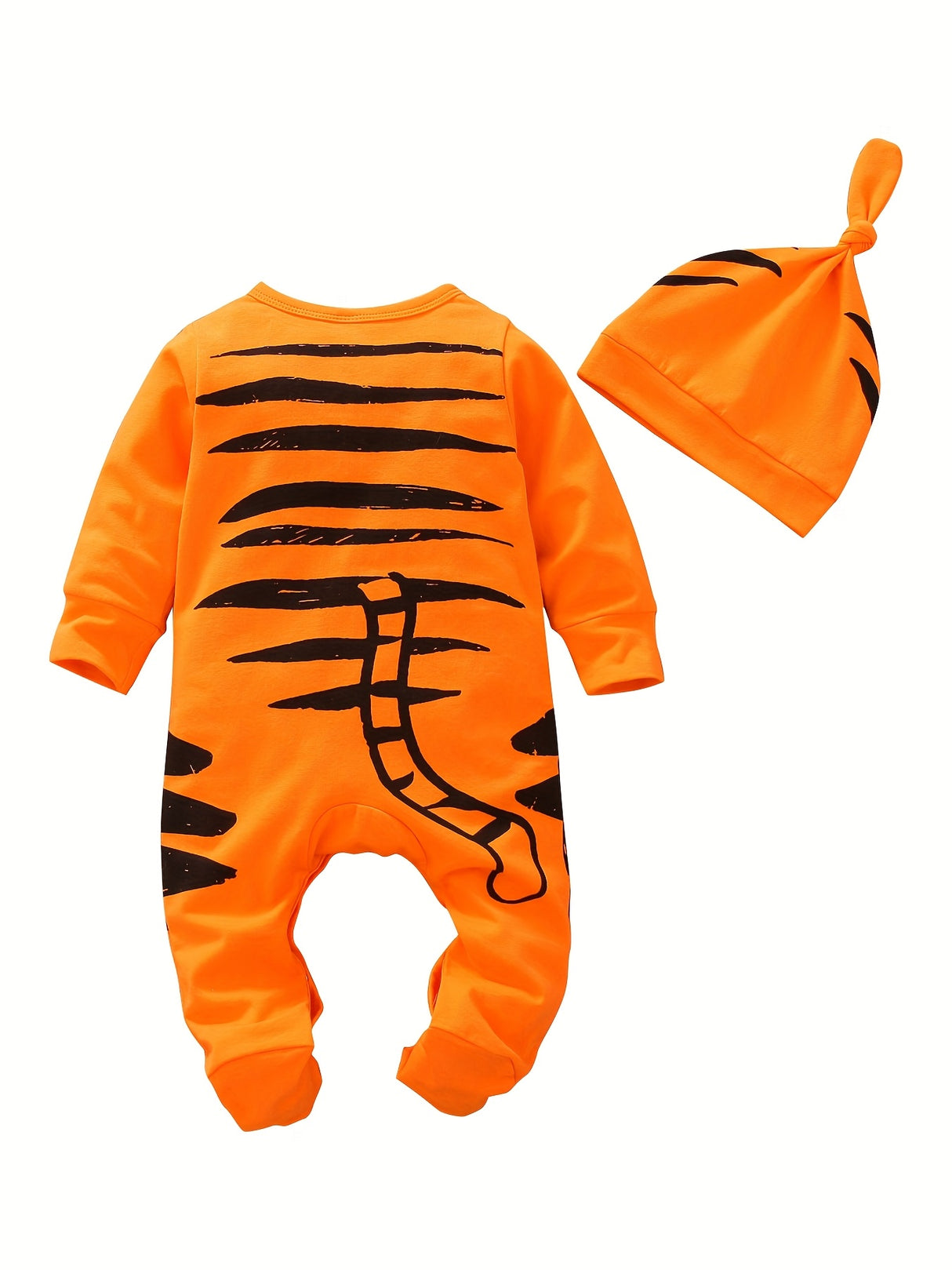 Baby Boys Jumpsuit Footies Rompers Long Sleeve Baby Boy Clothes Animal Patterns One-Piece And Hat Infant Outfits, for Outdoor