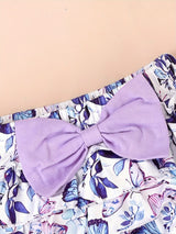 Newborn Baby Girl Clothes Infant Summer Shorts Set Ruffle Romper Fruit Butterfly Cute Baby Clothes Summer Outfits Set 0-18 Months, for Outdoor
