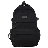 New Fashionable Large-capacity Backpack, Unisex Casual Trend Backpack, Simple Solid Color Versatile School Bag