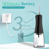 Sejoy Sonic Electric Toothbrush & Water Flosser Set - USB Rechargeable, 1800mAh Lithium Battery, Includes 4 Soft Bristle Brushes & 6 Jet Tips, Sleek Black Design, Ideal for Home & Office, Perfect Christmas Gift, Home Dental C