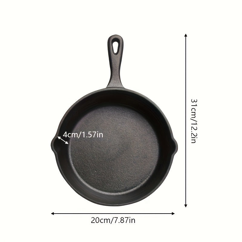 [Cast Iron Skillet] 3pcs/4pcs/5pcs Cast Iron Skillet Set | 6 Inch/8 Inch/10 Inch Cast Iron Frying Pan, Household Pan, Kitchen Accessories, Home Cook, Cast Iron Pan Without Coating Set