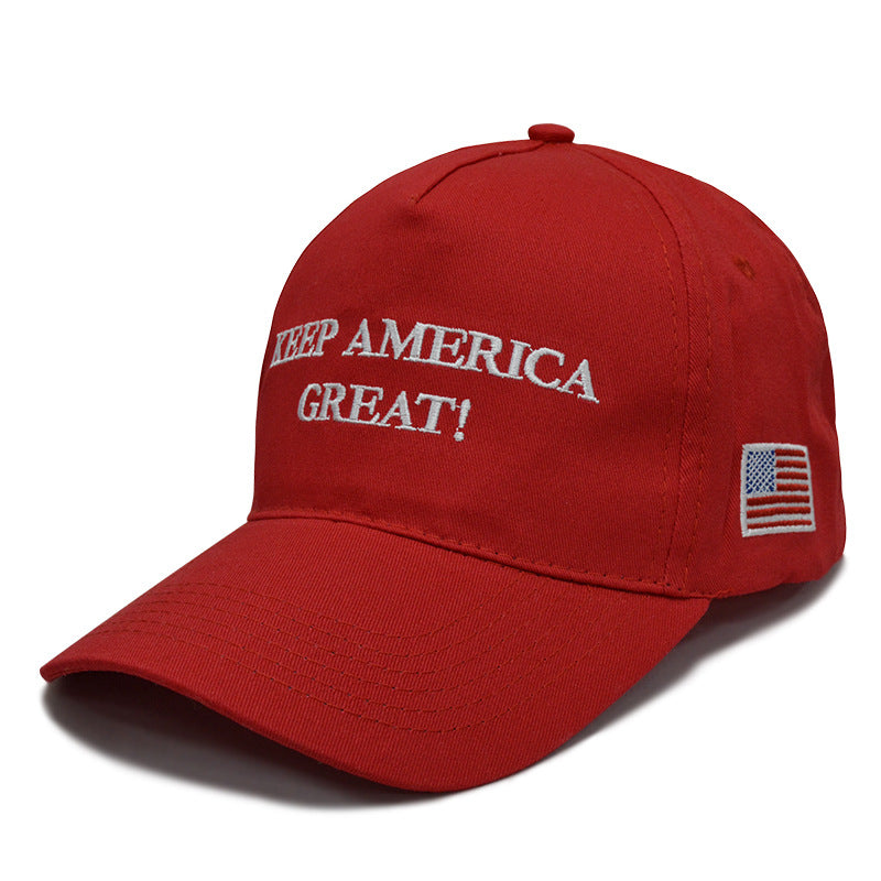 Make America Great Again Outdoor Peaked Cap Adjustable Simple Embroidery English Baseball Cap