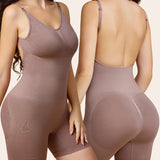 Seamless Bodysuit Shapewear - Flawless Backless Design, Sleek Sleeveless Style, Powerful Tummy Control, Smoothing Shapewear, Body Sculpting Shaper - Designed Exclusively for Women, Versatile Jumpsuits for Everyday Wear, Comfo